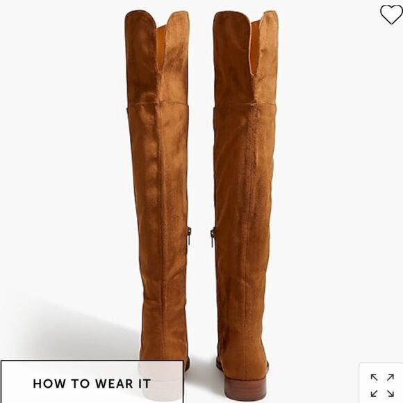 J. Crew Factory Over-the-knee microsuede boots Item AG056* - Picture 4 of 8